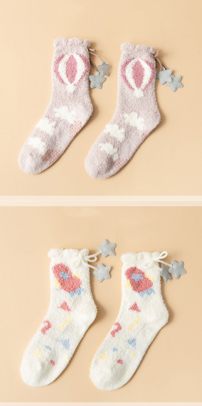 Calcetines Térmicos Gruesos para Mujer Estilo Coreano con Forro Polar - Image 16