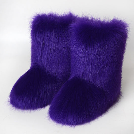 Botas de Nieve para Mujer con Forro Térmico y Diseño Elegante - Image 9