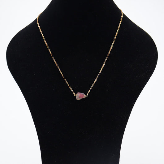 Collar Colgante de Cristal Natural en Piedra Bruta - Image 3