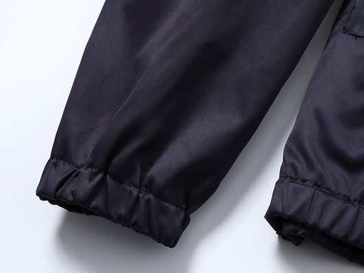 Chaqueta Trench Casual de Hombre con Estampado a Rayas - Image 16