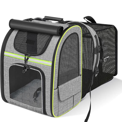 Mochila Transportadora para Gatos con Bolsa Extensible - Image 2