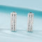 Aretes de Diamante Natural en Oro Blanco 18K