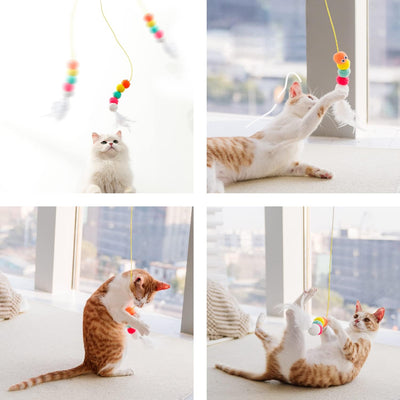 Juguete Interactivo Retráctil para Gatos con Catnip - 200cm de Diversión - Image 8