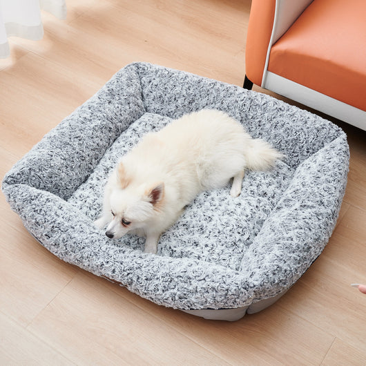 Cama Velvet Swirl para Perros Pequeños y Medianos con Cojín Removible y Efecto Calmante - Image 15