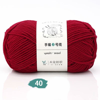 Lana Tejida a Mano Grosor Medio - Kit DIY con Aguja para Bufanda, Gorro y Abrigo - Image 80