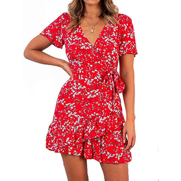 Falda Estampada con Costura Elegante Cintura Media Vestido Ejecutivo