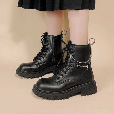 Botas Escolares Británicas para Niñas - Estilo Clásico Mid - Image 3