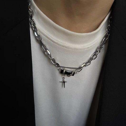 Collar de Acero Titanio para Hombre - Diseño Minimalista Que No Se Desvanece - Image 32