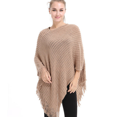 Capa Tejida de Moda para Mujer