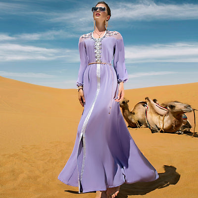 Vestido de Gala con Cristales Brillantes - Elegancia Sofisticada - Image 10