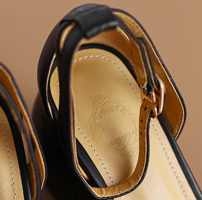 Sandalias Romanas Retro de Tacón Alto con Tiras Ajustables - Image 14