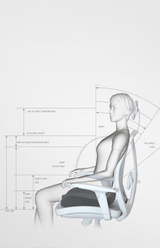 Cojín Ergonómico de Espuma Viscoelástica para Silla de Oficina - Image 13
