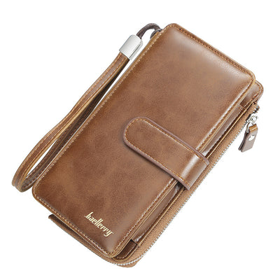 Billetera Retro Multifuncional con Cierre Largo - Clutch Europeo Moderno - Image 14
