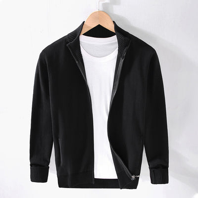 Chamarra Casual para Hombre con Cuello Alto y Cierre