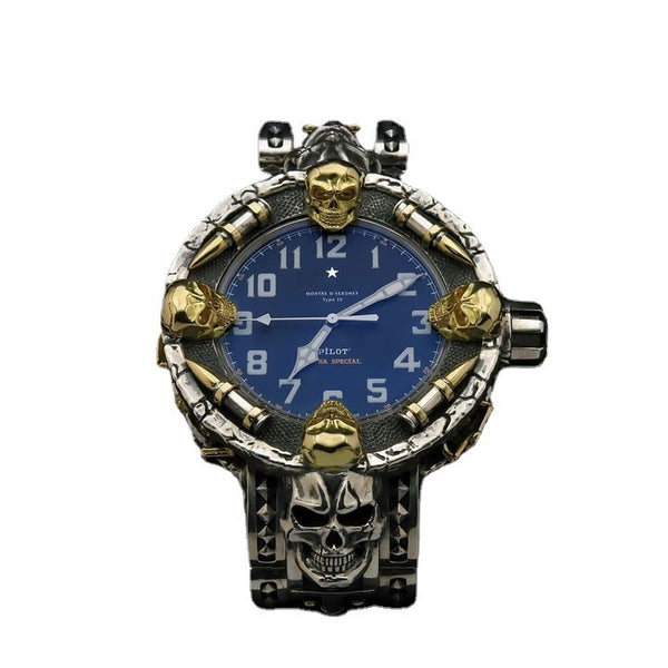 Reloj Electrónico Calavera con Correa de Resina Artesanal - Image 5