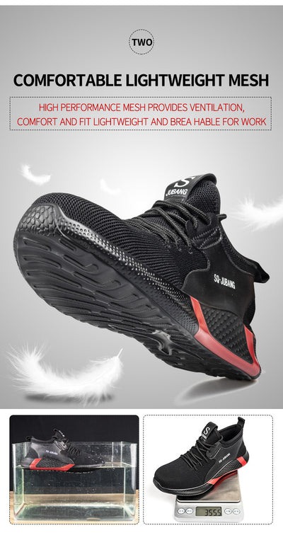 Zapatos de Seguridad Laboral con Puntera de Acero y Protección Antiperforación - Image 11