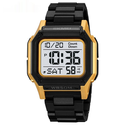 Reloj Electrónico Multifuncional de Resina para Hombre - Image 6