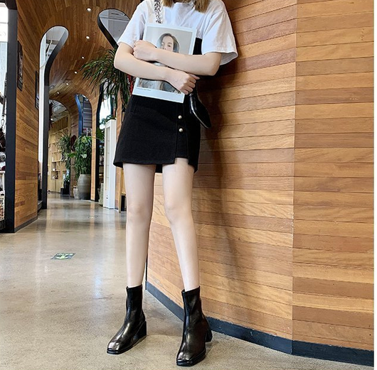 Botas Martin de Invierno con Forro Cálido - Estilo Coreano Cuadrado - Image 16
