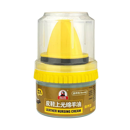 Crema Pulidora para Zapatos de Cuero con Lanolina - Esponja Aplicadora Incluida - Image 5