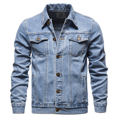 Chaqueta de Mezclilla Slim Fit para Hombre - Estilo Casual Versátil - Image 9