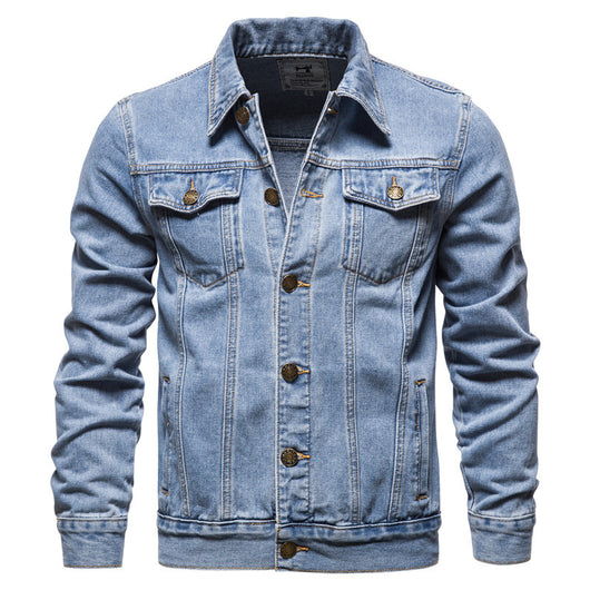 Chaqueta de Mezclilla Slim Fit para Hombre - Estilo Casual Versátil - Image 9