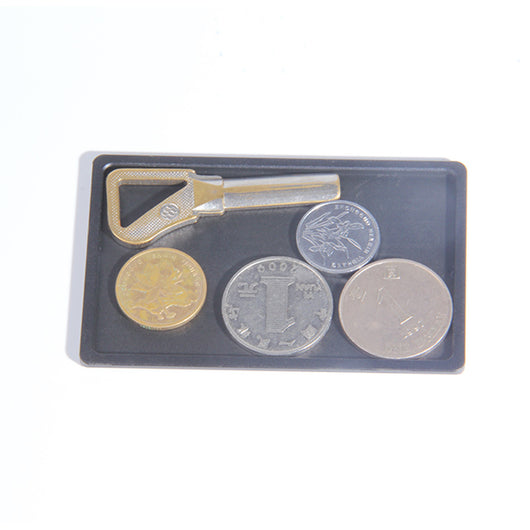 Organizador Compacto de Aluminio - Billetera Multiuso con Bandeja para Monedas y Llaves - Image 3
