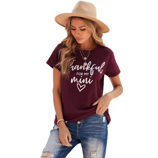 Playera Familiar con Estampado de Abecedario Europeo-Americano - Image 7