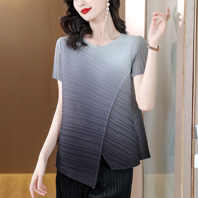 Playera Slim Fit Degradado Irregular - Diseño Moderno y Versátil - Image 7