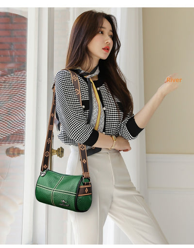 Bolso de Cuero Genuino para Mujer con Costuras Artesanales - Image 20