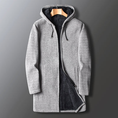 Suéter Casual para Hombre con Forro de Terciopelo Grueso - Image 5