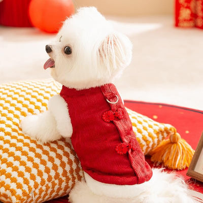 Ropa Festiva Año Nuevo Chino para Perros y Gatos - Diseño Tradicional en Algodón - Image 7