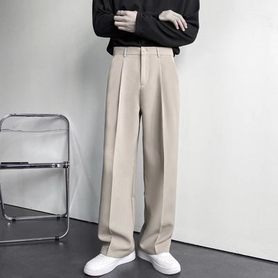 Pantalones Anchos Holgados para Hombre - Corte Recto Elegante Primavera Verano - Image 6
