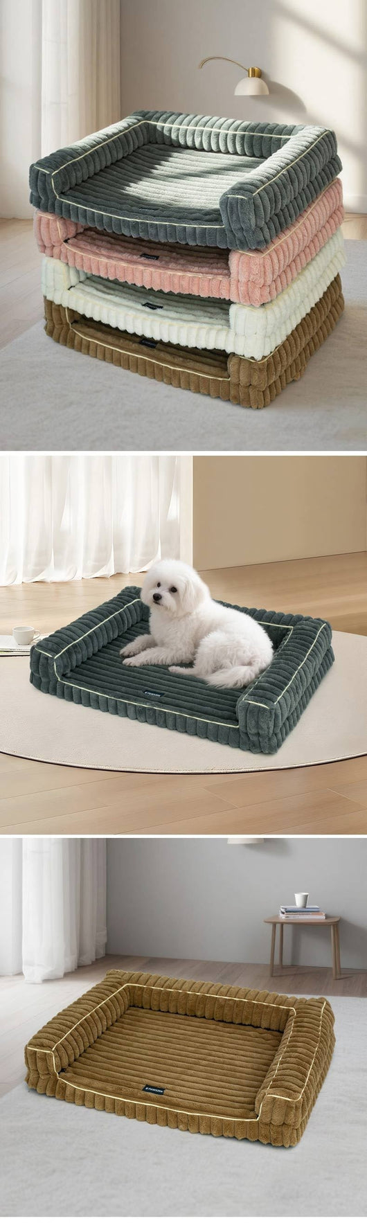 Cama Desmontable para Mascotas con Tejido Angora sin Pelo - Image 17