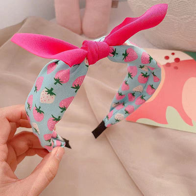 Banda para el Cabello Infantil con Estampado de Frutas - Versión Coreana - Image 9