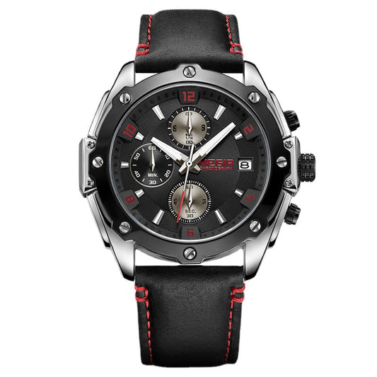 Reloj Cronógrafo Deportivo de Tres Agujas con Calendario y Esfera Luminosa - Image 2