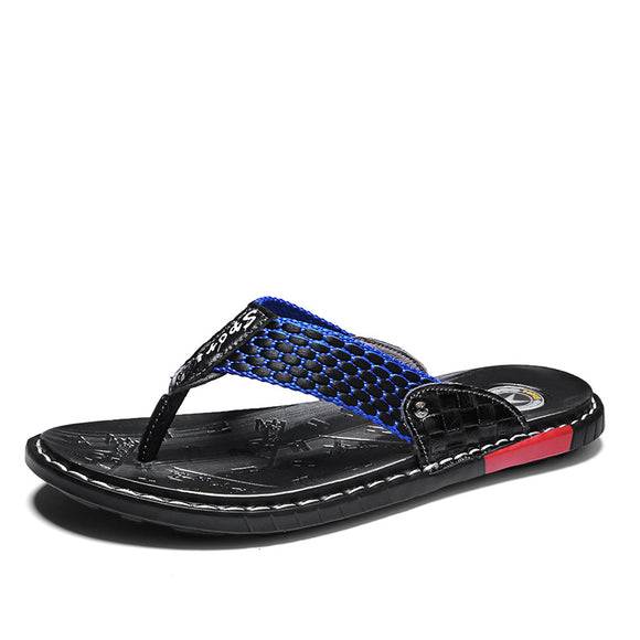 Sandalias de Cuero para Hombre con Suela Antideslizante - Cómodas y Versátiles
