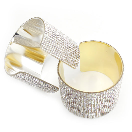 Pulsera Nupcial de Diamantes Brillantes - Cristal Elegante para Novia - Image 9