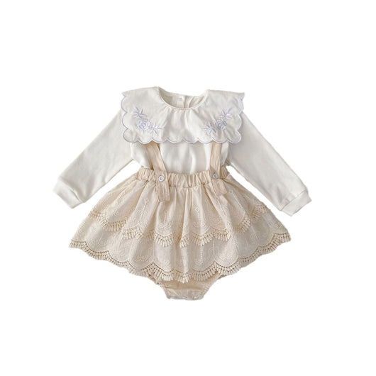 Falda Pantalón con Tirantes de Encaje para Mujer - Image 5