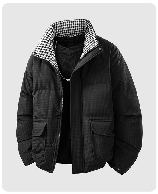 Chaqueta de Algodón Grueso Casual Holgada para Hombres Jóvenes - Image 11