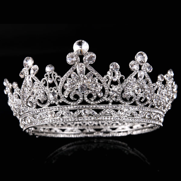 Corona de Princesa con Rhinestones en Forma de Corazón - Accesorio para el Cabello de Lujo - Image 5