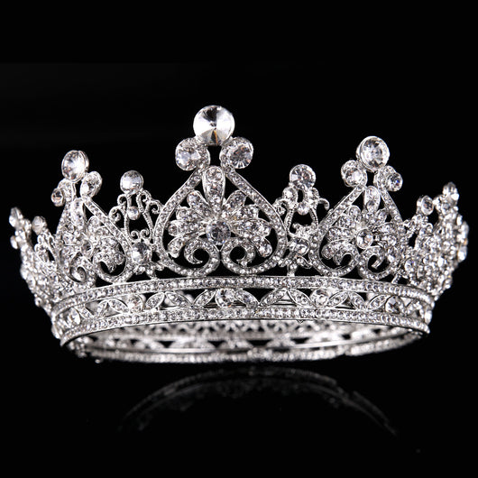 Corona de Princesa con Rhinestones en Forma de Corazón - Accesorio para el Cabello de Lujo - Image 5