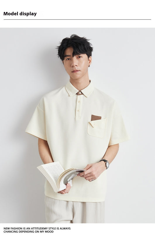 Polo Manga Corta Versátil para Hombre - Camiseta Clásica Multiuso - Image 15