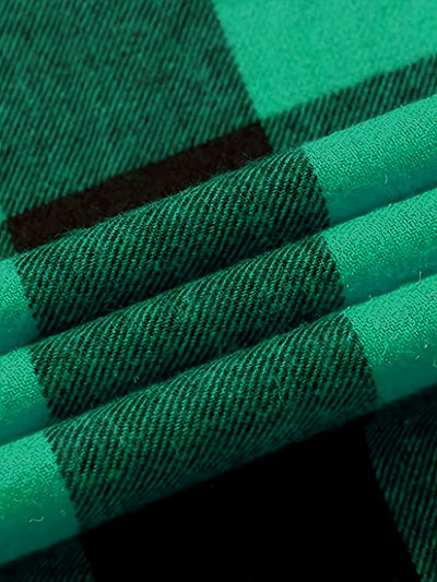 Camisa de Franela a Cuadros para Hombre - Uso Todo el Año - Image 25
