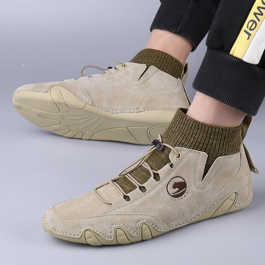 Botas Martin Retro Pulpo de Caña Alta con Forro Cálido para Hombre