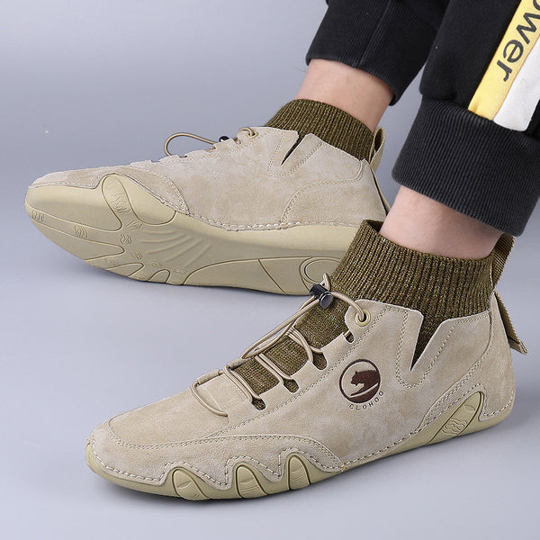 Botas Martin Retro Pulpo de Caña Alta con Forro Cálido para Hombre