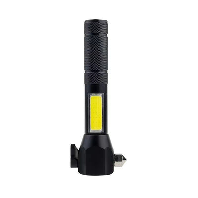 Linterna LED Recargable Multifunción con Martillo de Emergencia y Cortador de Vidrio - Image 5