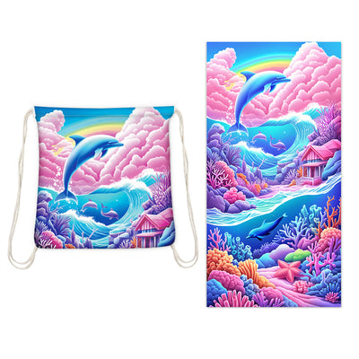 Toalla de Playa Transformable con Bolsa de Almacenamiento - Image 18