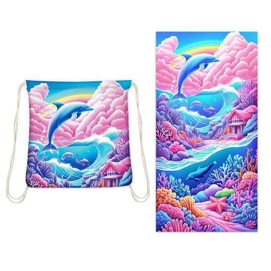 Toalla de Playa Transformable con Bolsa de Almacenamiento - Image 18