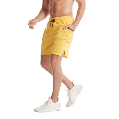 Pantalones de Entrenamiento Transpirables Cinco Cuartos para Hombre - Comodidad Fresca de Verano - Image 11