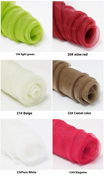 Tela de Organza de Malla Fina para Vestidos de Novia - Image 50